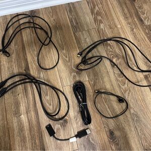 Black HDMI and USB Cables Set